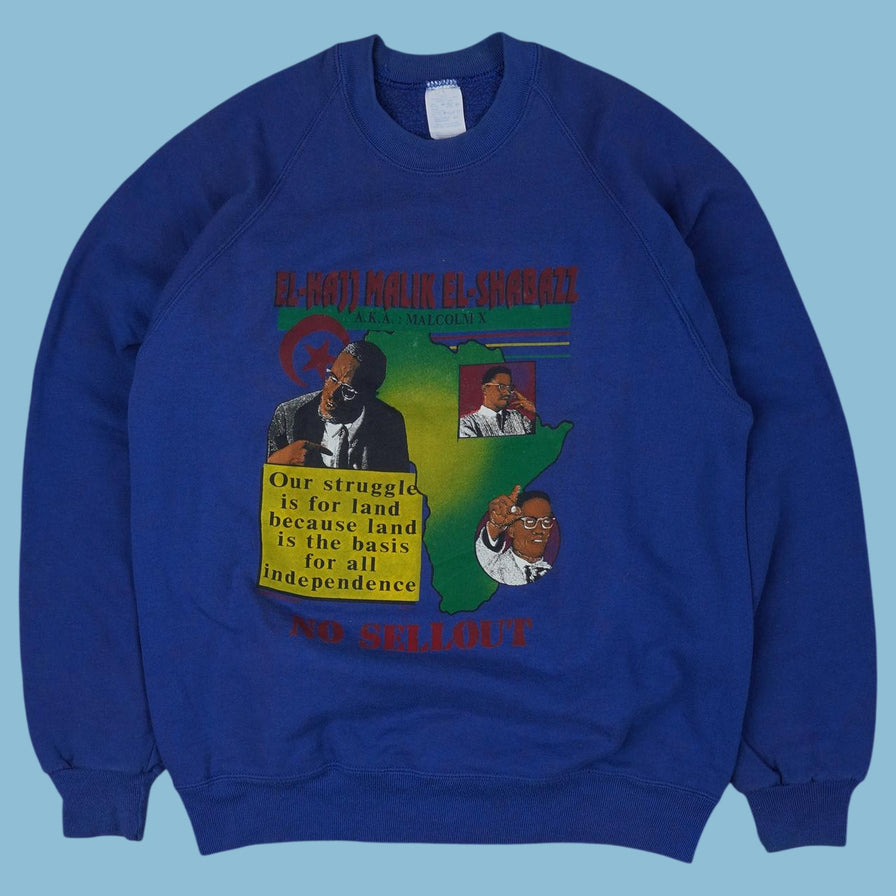 Vintage Malcolm X 90s No Sellout Sweater - XL