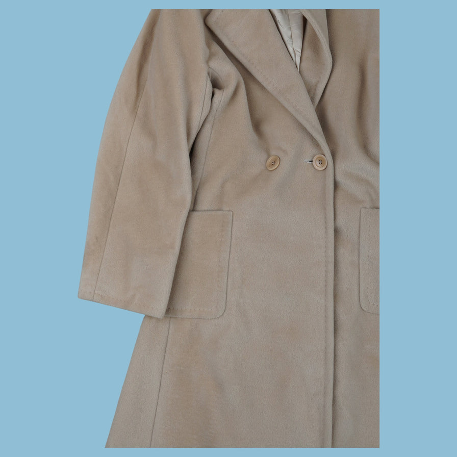 Vintage Max Mara Wollmantel Jacke - S