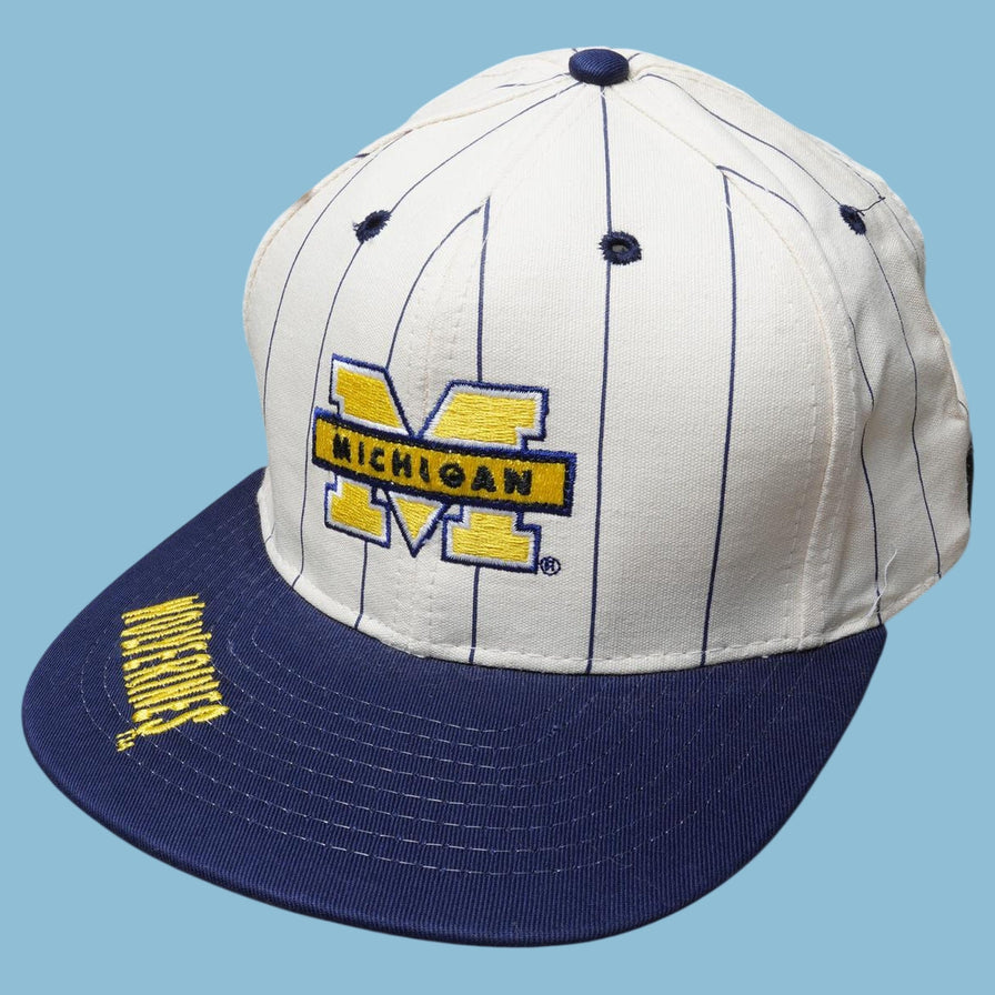 Vintage Michigan Wolverines 90s Pinstripe Cap