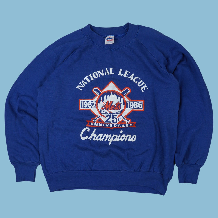 Vintage New York Mets National League 1986 Sweater - L