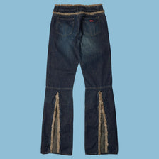 Vintage Miss Sixty 2000s Fur Trim Jeans - S