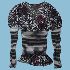 Vintage Miss Sixty 2000s Mixed Pattern Top - M