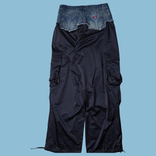 Vintage Miss Sixty Y2K Rework Cargo Hose - S