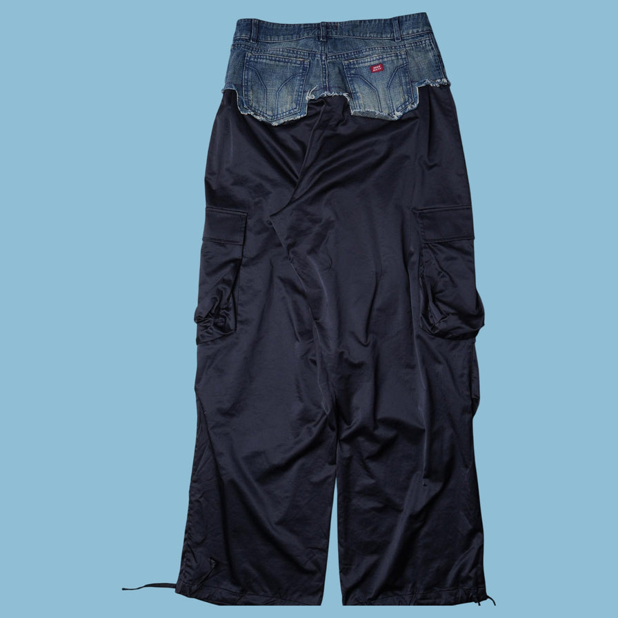 Vintage Miss Sixty Y2K Rework Cargo Hose - S