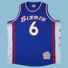 Vintage Mitchell & Ness 1977-78 Philadelphia 76ers Sixers Shirt - 2XL