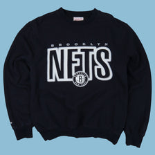 Vintage Mitchell & Ness Brooklyn Nets Sweater - L
