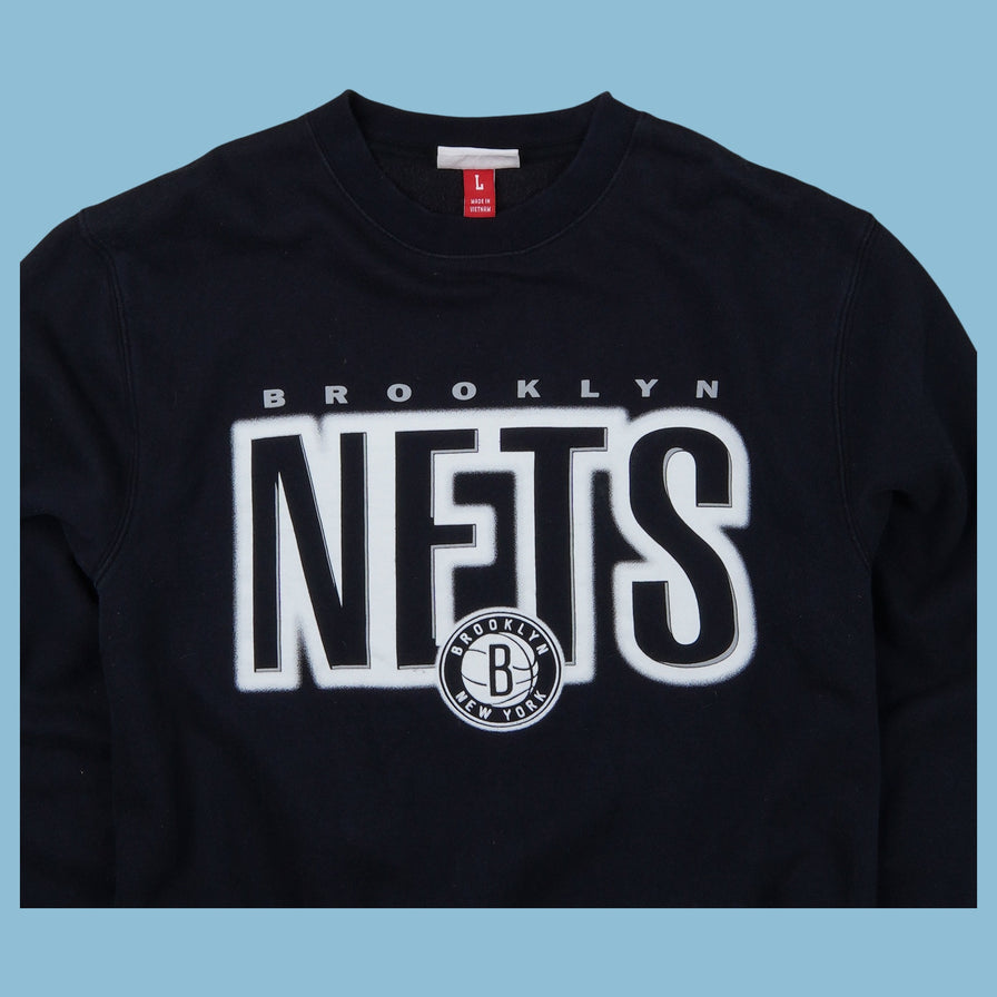 Vintage Mitchell & Ness Brooklyn Nets Sweater - L