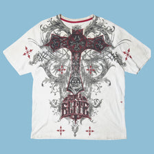 Vintage MMA Elite 2000s Cross Graphic T-Shirt - L
