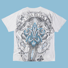 Vintage MMA Elite 2000s Fleur de Lis Graphic T-Shirt - M