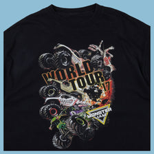 Vintage Monster Jam World Tour 2017 T-Shirt - XL