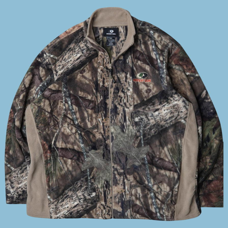 Vintage Mossy Oak Realtree Fleecejacke - 2XL