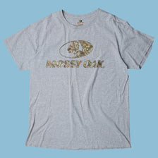 Vintage Mossy Oak Camo Logo T-Shirt - L