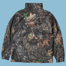 Vintage Mossy Oak Realtree Camo Fleece Jacket - M