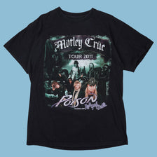 Vintage Mötley Crue x Poison 2011 New York Dolls Tour T-Shirt - L