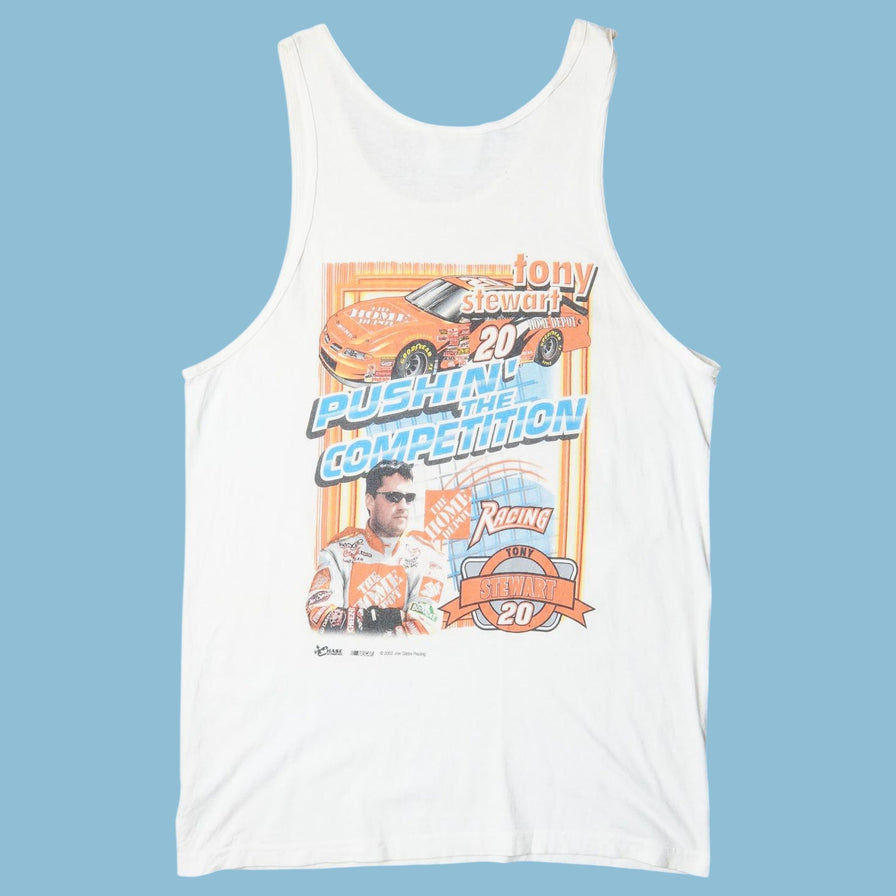 Vintage Nascar 2000s Tony Stewart Home Depot Tank Top - M