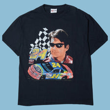 Vintage Nascar 90s Jeff Gordon #24 DuPont Racing T-Shirt - XL