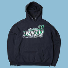 Sweat à capuche Vintage Nascar Chase Belcher 81 Everett's Racing - T. L