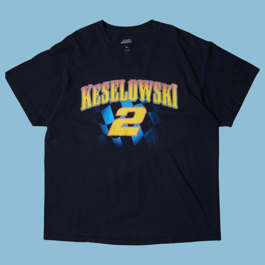 Vintage Nascar Keselowski #2 Team Penske T-Shirt - XL
