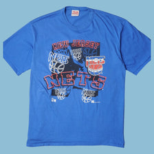 Vintage NBA 90s New Jersey Nets T-Shirt - L