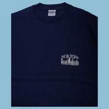 Vintage Hanes New York Skyline T-Shirt - XL - NFF Vintage