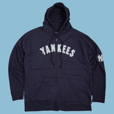Vintage New York Yankees Zip Hoodie - XL - NFF Vintage