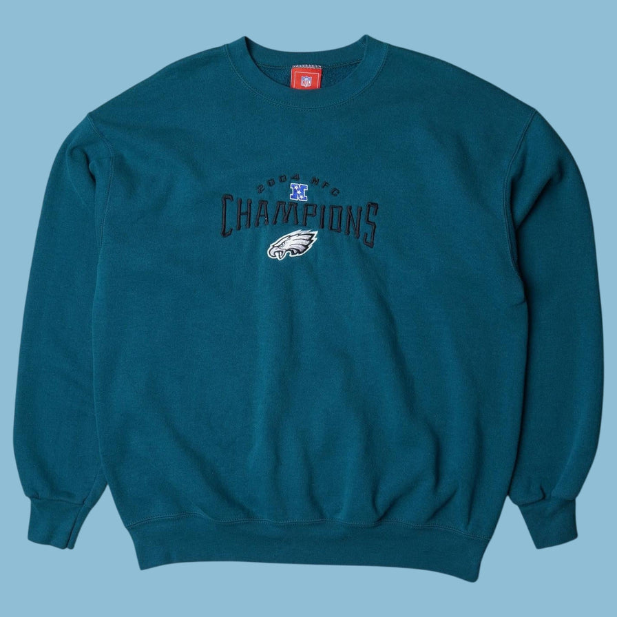 Vintage NFL 2004 Philadelphia Eagles NFC Champions Sweater - L
