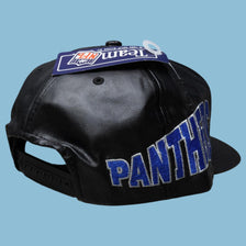 Vintage NFL 90s Carolina Panthers Leather Cap