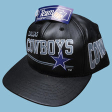 Vintage NFL 90s Dallas Cowboys Leather Cap