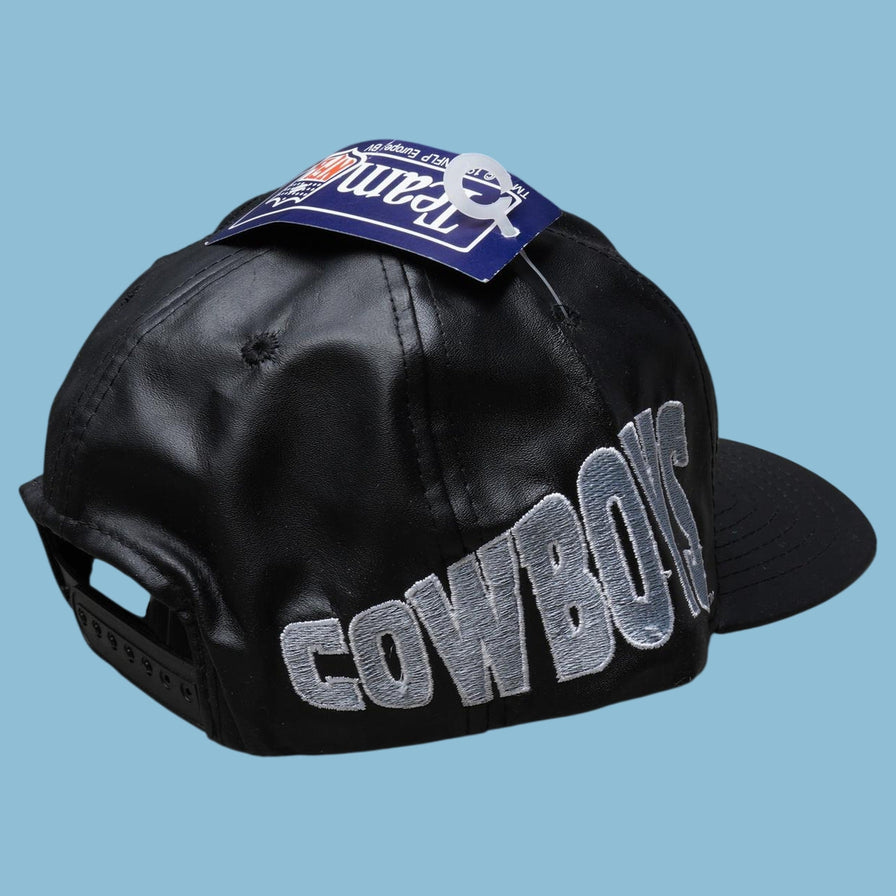 Vintage NFL 90s Dallas Cowboys Leather Cap