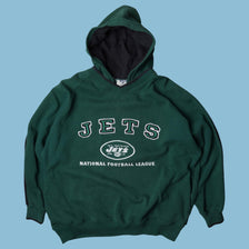Vintage NFL 90s New York Jets Hoodie - L