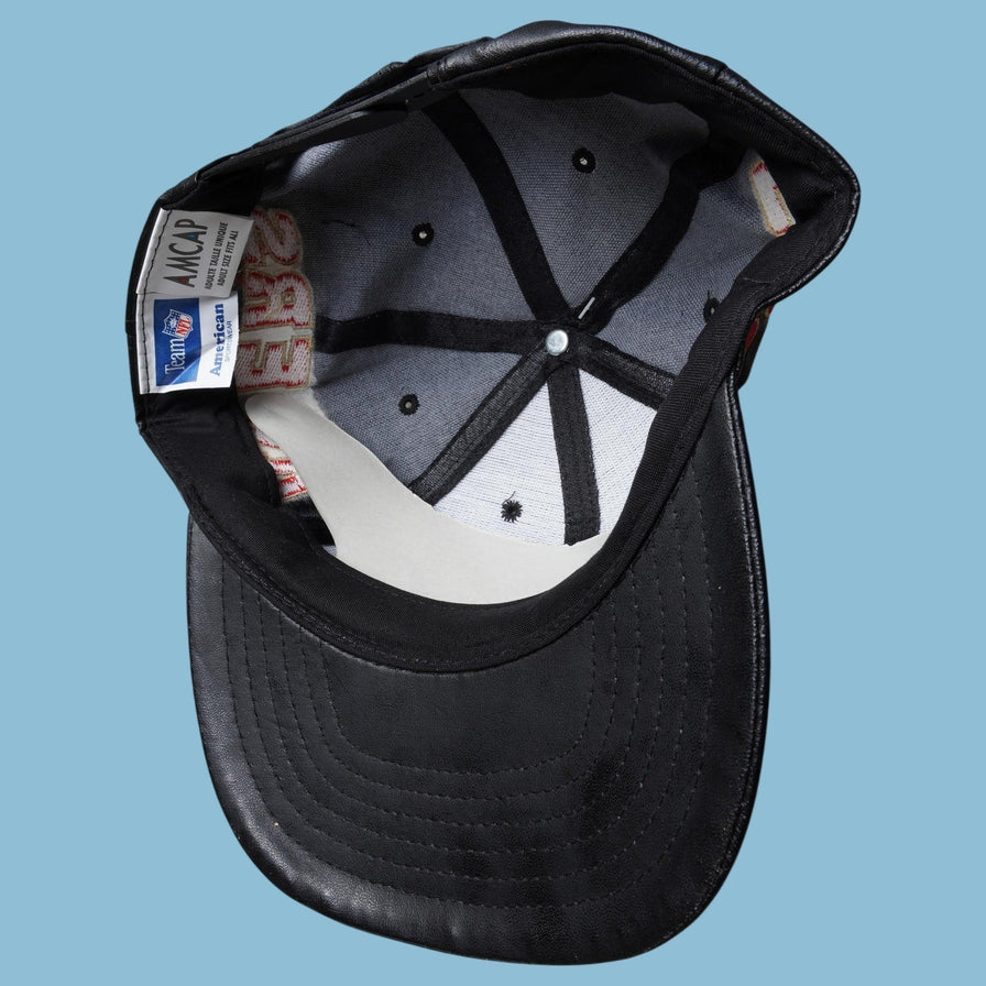 Vintage NFL 90s San Francisco 49ers Leather Cap - One Size