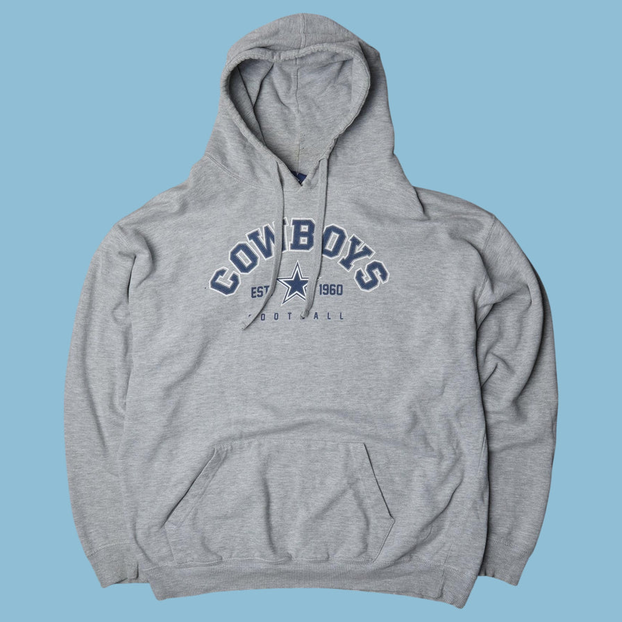 Vintage NFL Cowboys Football Hoodie - L