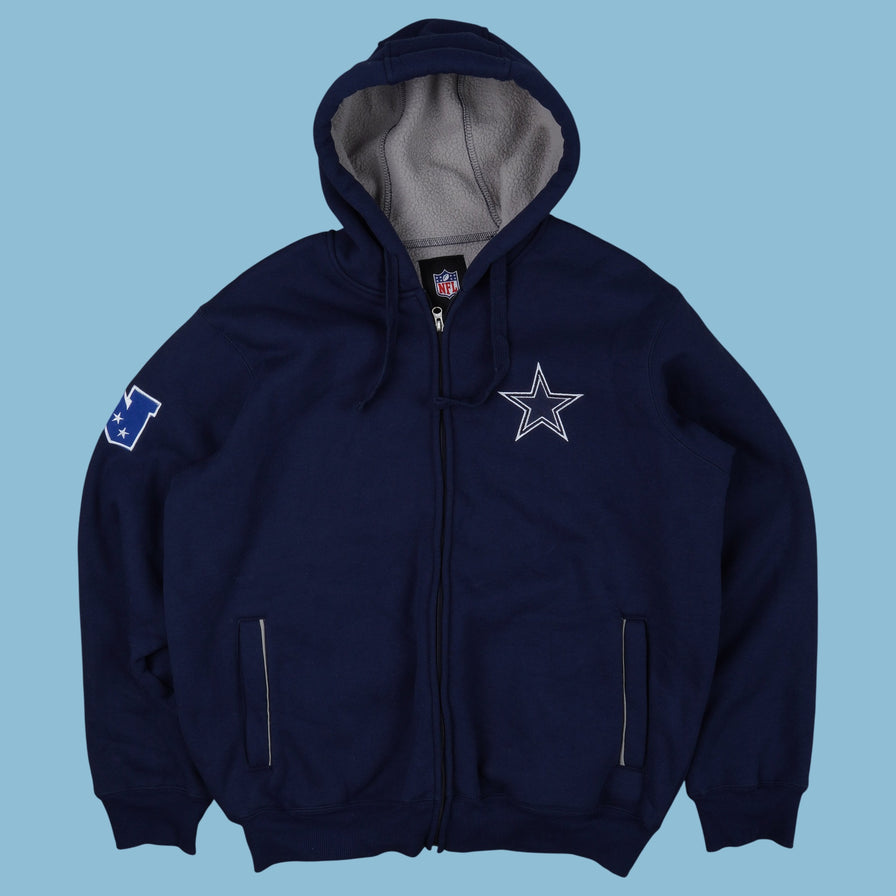 Vintage NFL Dallas Cowboys Zip Hoodie - L