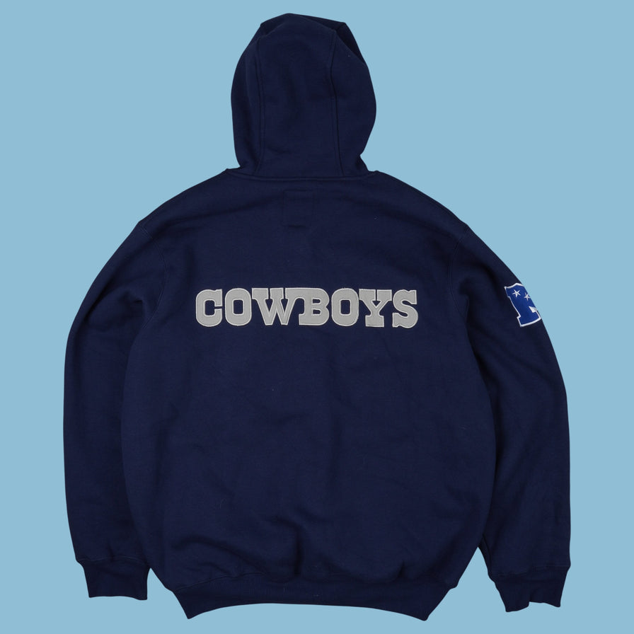 Vintage NFL Dallas Cowboys Zip Hoodie - L