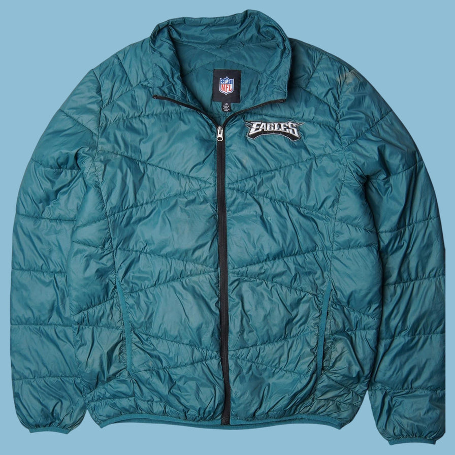 Vintage NFL Eagles Puffer Jacke - L