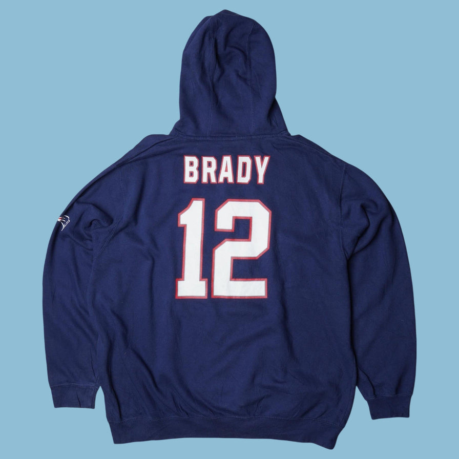 Vintage NFL New England Patriots #12 Hoodie - XL