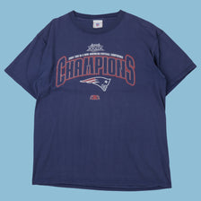 Vintage NFL New England Patriots Championship 2004 T-Shirt - XL