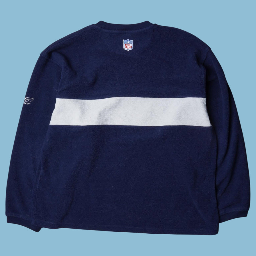 Vintage NFL New England Patriots Fleece Sweater - L
