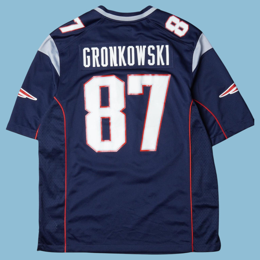 Vintage NFL Patriots #87 Gronkowski Jersey - L