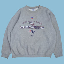 Vintage NFL x Reebok New England Patriots Super Bowl Sweater - XL - NFF Vintage
