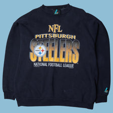 Vintage NFL Pittsburgh Steelers 90s Sweater - L