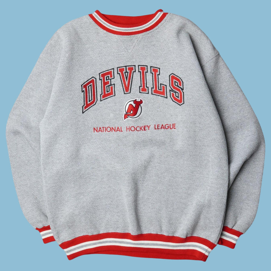 Vintage NHL 90s New Jersey Devils Sweater - L