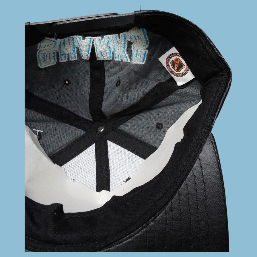 Vintage NHL 90s San Jose Sharks Leather Cap