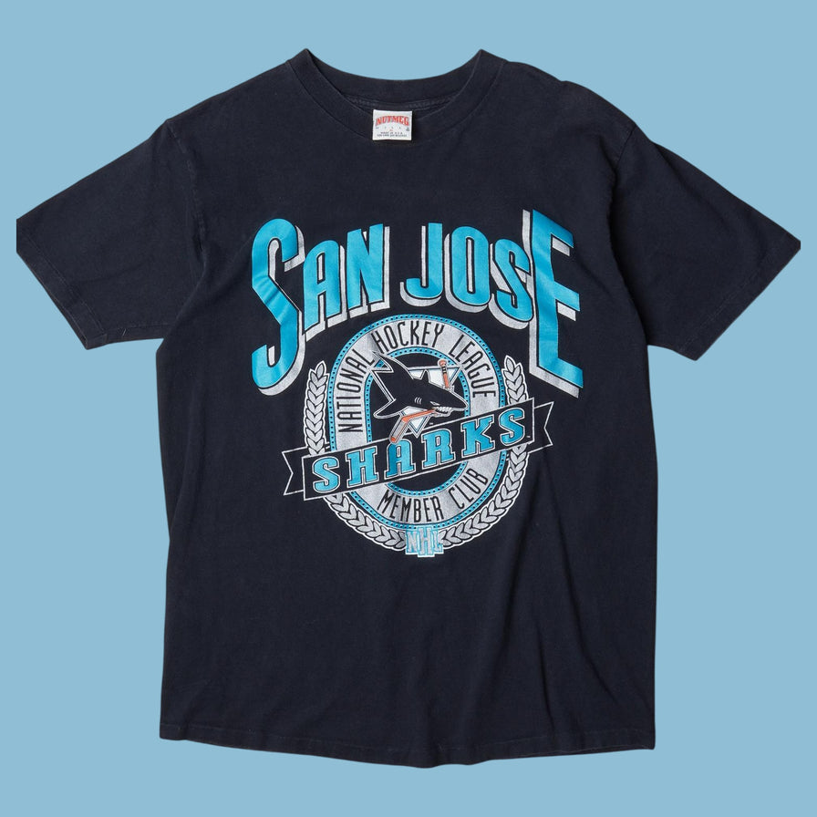 Vintage NHL 90s San Jose Sharks T-Shirt - L