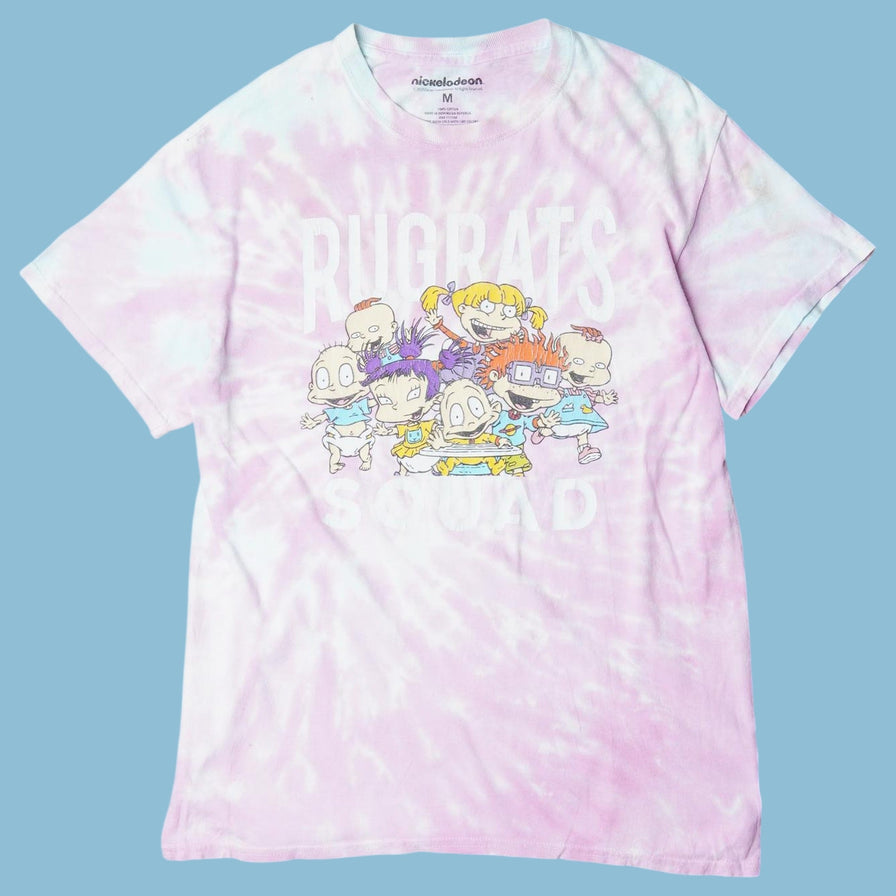 Vintage Nickelodeon Rugrats Squad Tie-Dye T-Shirt - M