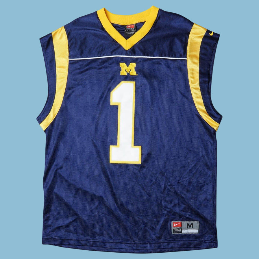 Vintage Nike 2000s Michigan Wolverines #1 Jersey - M