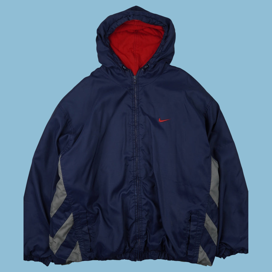 Vintage Nike 2000s Swoosh-Logo Windbreaker Jacke - 2XL