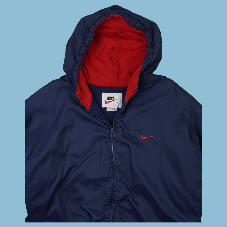 Vintage Nike 2000s Swoosh-Logo Windbreaker Jacke - 2XL