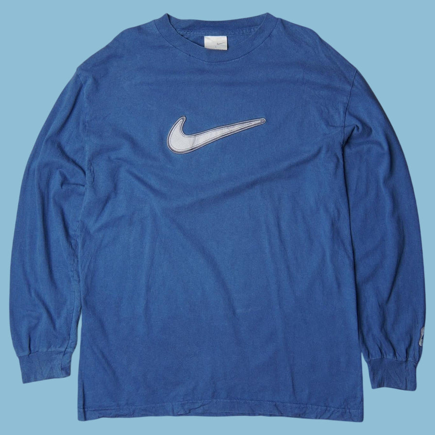 Vintage Nike 90s Big Swoosh Longsleeve - L