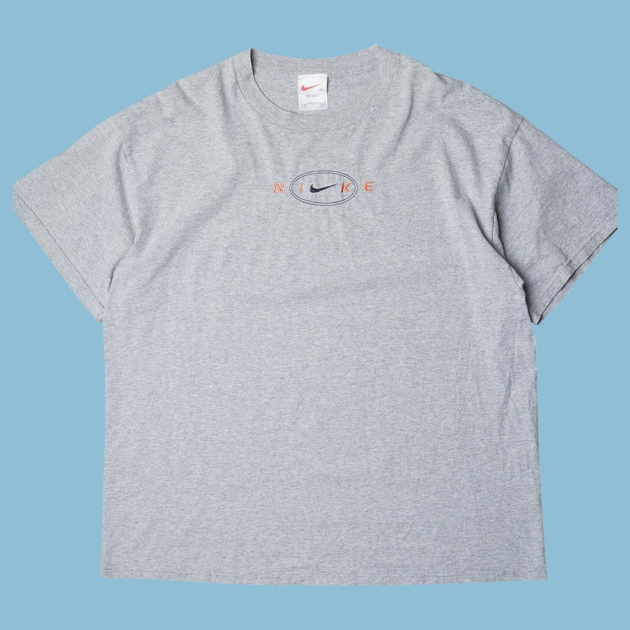 Vintage Nike 90s Embroidered Logo T-Shirt - XL